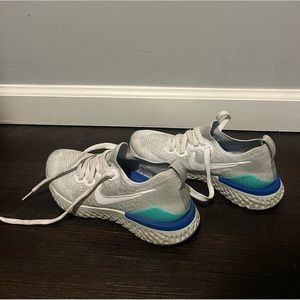 Nike Epic React Flyknit 2 White Light Aqua (Women's)